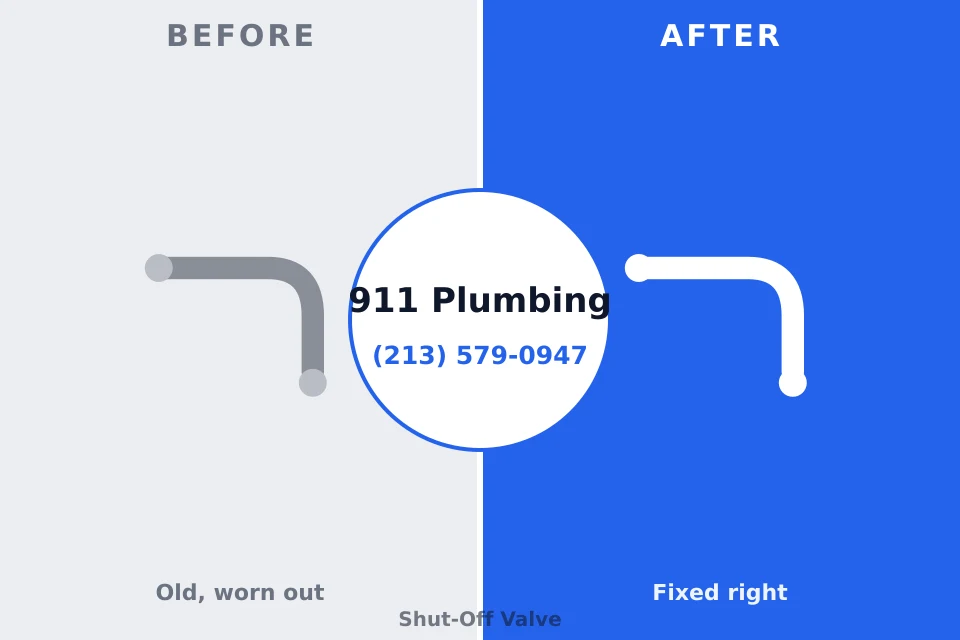 Before and after: plumbing repair Parsons, WV